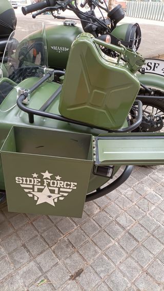 Mash Side Force Sidecar Moto Verde