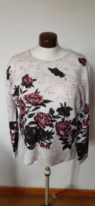 Jersey mujer flores