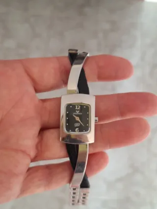 Reloj Viceroy Mujer Negro y Plateado 