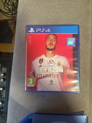 PS4 + mando + cascos + minecraft +FIFA20 + soporte