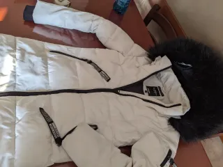 Piumino lungo sintetico ragazza M