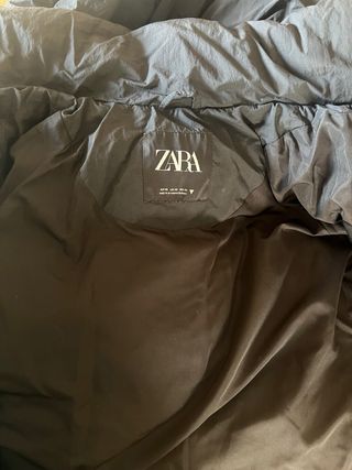 Abrigo largo acolchado Zara mujer