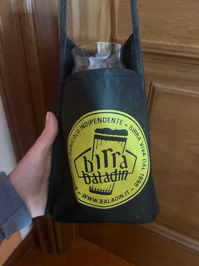 Porta bicchiere e bicchiere Baladin