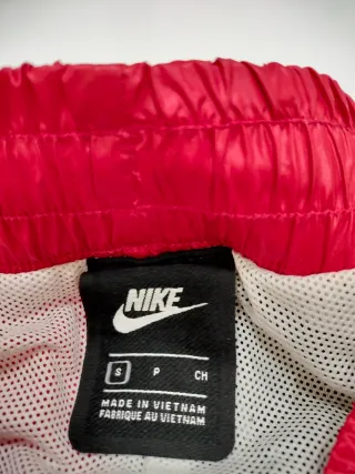 Pantalón Chándal Nike Talla S Rojo/Negro