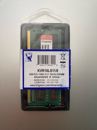 Kingston 8GB PC3L-12800 SODIMM