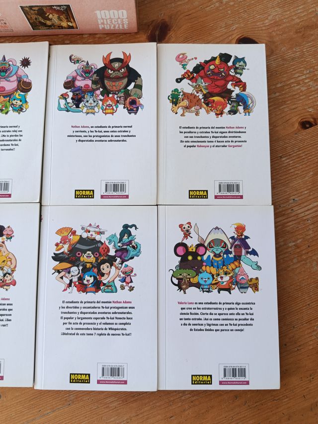 Lote YokaiWatch 1 a 8 regalo puzzle viaje Chihiro