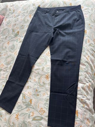 Pantalón Zara Cuadros Hombre Talla L