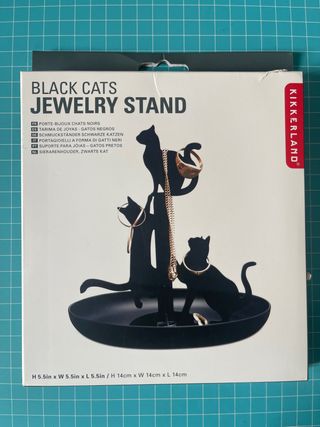 Joyero Gatos Negros Kikkerland