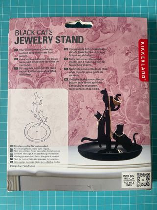 Joyero Gatos Negros Kikkerland