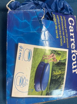 Tapa piscina Carrefour 2.44m