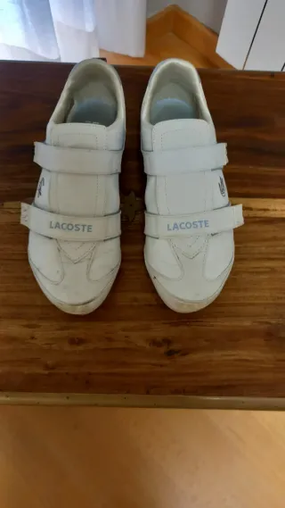 Zapatillas Lacoste Talla 38 Blancas