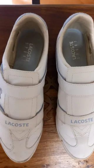 Zapatillas Lacoste Talla 38 Blancas