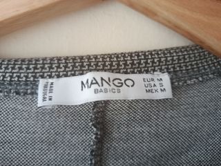Vestido Mango cuello Peter Pan pedrería Talla M