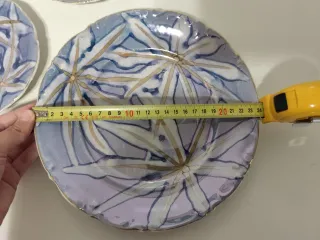 Platos Santa Clara Porcelana Diseño Floral
