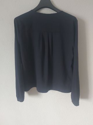 Blusa H&M Negra Talla S