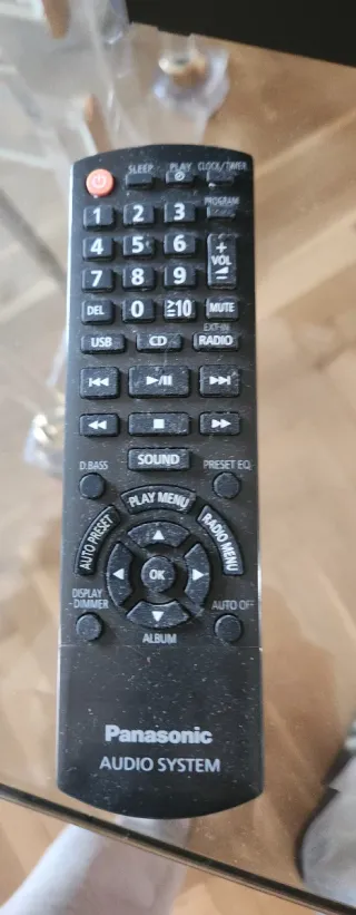 Minicadena Panasonic Negra