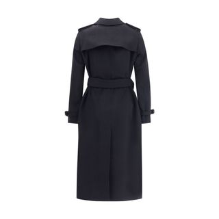 Gabardina Burberry Negra Larga