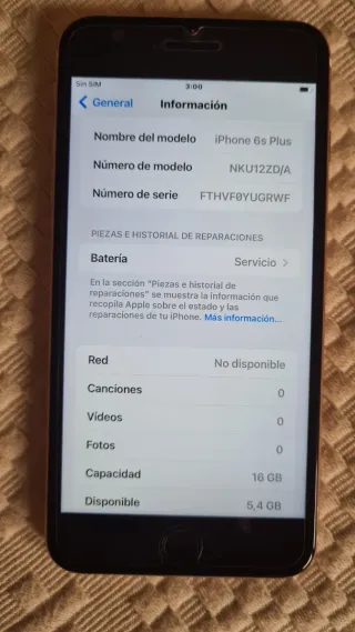 iPhone 6s Plus 16GB in oro rosa