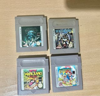 Lote Juegos Game Boy con Manuales