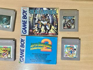 Lote Juegos Game Boy con Manuales