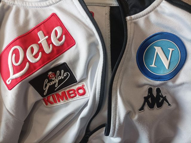 Tuta calcio Napoli Kappa originale