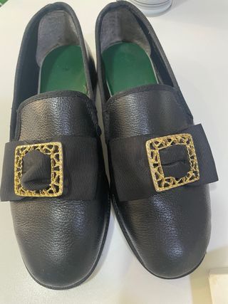 Zapatos Chapines Fallero Niño Negros.
Num 36