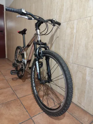 Bicicleta Montaña 24 Plata