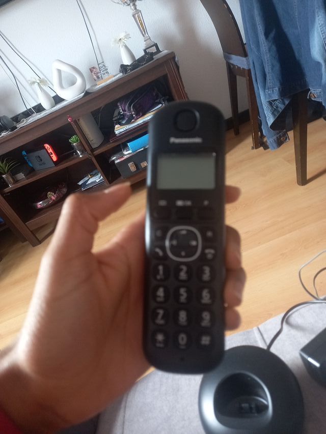 Teléfono Inalámbrico Panasonic Negro