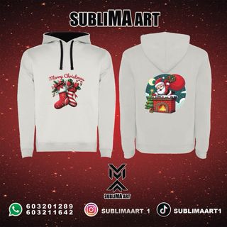 Sudadera Grinch Navideña Blanca