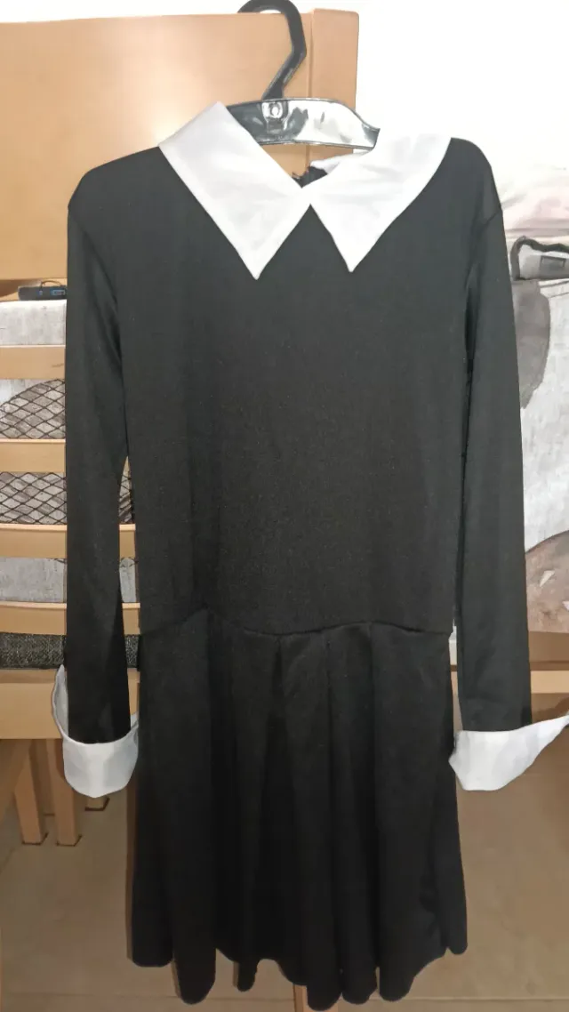 Disfraz Miércoles Addams Talla 4-6