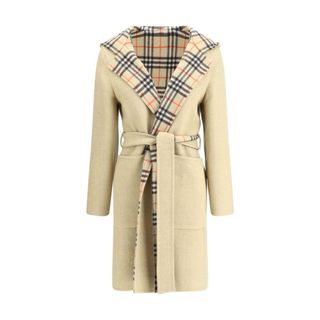 Abrigo Burberry reversible con capucha
