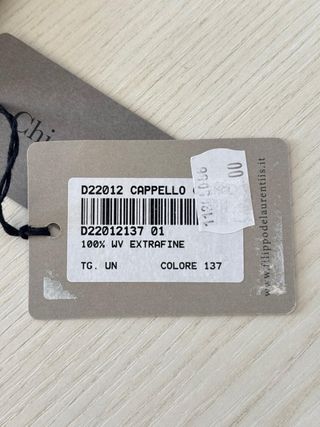 Berretto Filippo de Laurentiis