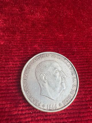 3 Monedas 100 Pesetas 1966 Estrella 66 Plata
