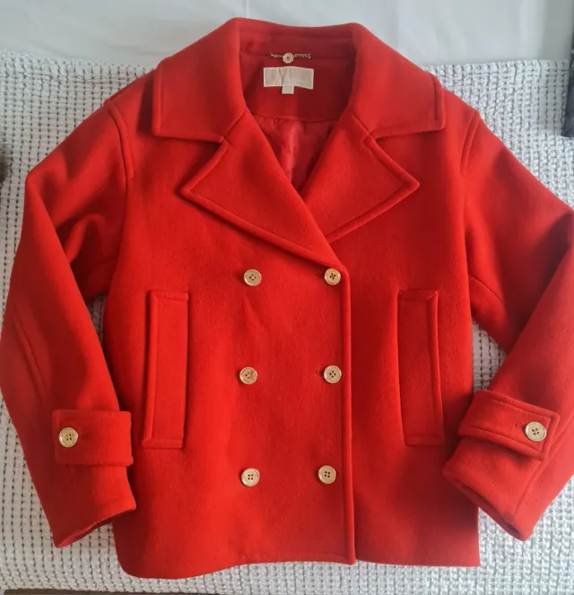 Chaqueta cruzada paño