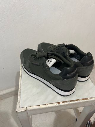 Zapatillas Calvin Klein Talla 42 Verde Caqui