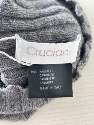 Berretto lana grigio Cruciani