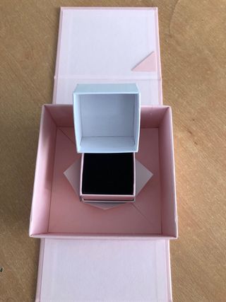 Caja de joyas Pandora rosa