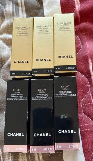 Chanel Sublimage y Le Lift Sérum (3 uds) 30 ml 