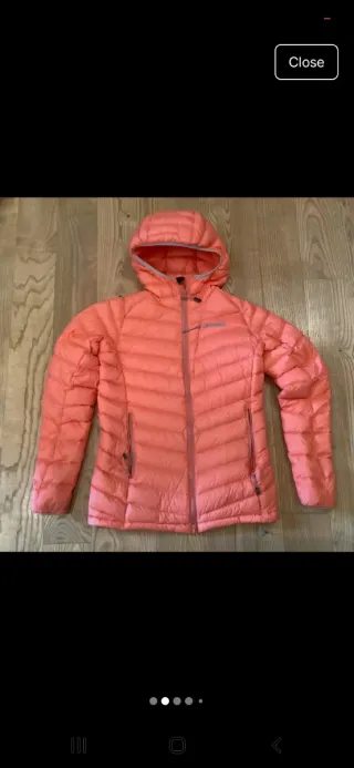Chaqueta de plumas coral de alta calidad y confort