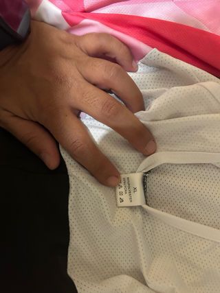 Maillot Ciclismo Mujer Rosa Geométrico Talla XL