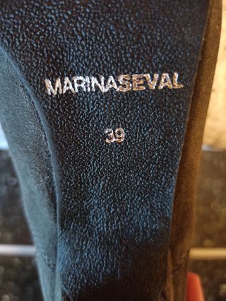 Stivaletti Marina Seval camoscio tacco