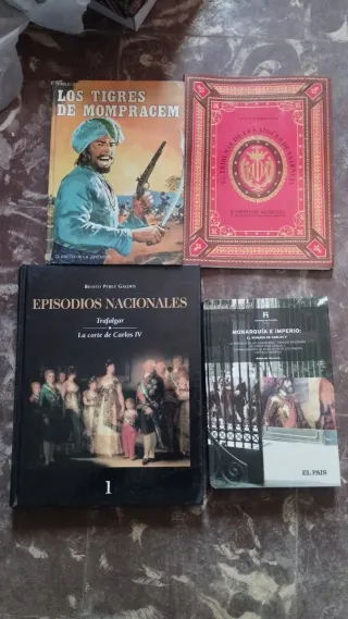 Lote 4 libros: Los Tigres de Mompracem, Episodios