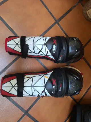 Espinilleras Hockey Patines Adulto Talla 14