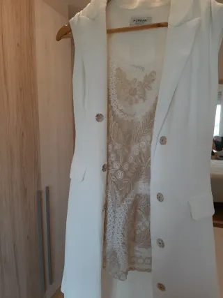 Conjunto Vestido/Chaleco y Top Morgan