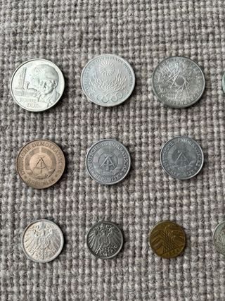 Monedas Alemania RFA y DDR