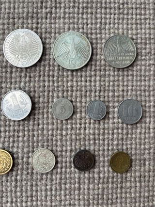 Monedas Alemania RFA y DDR