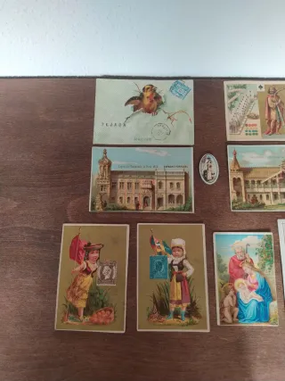 9 Tarjetas Comerciales Antiguas