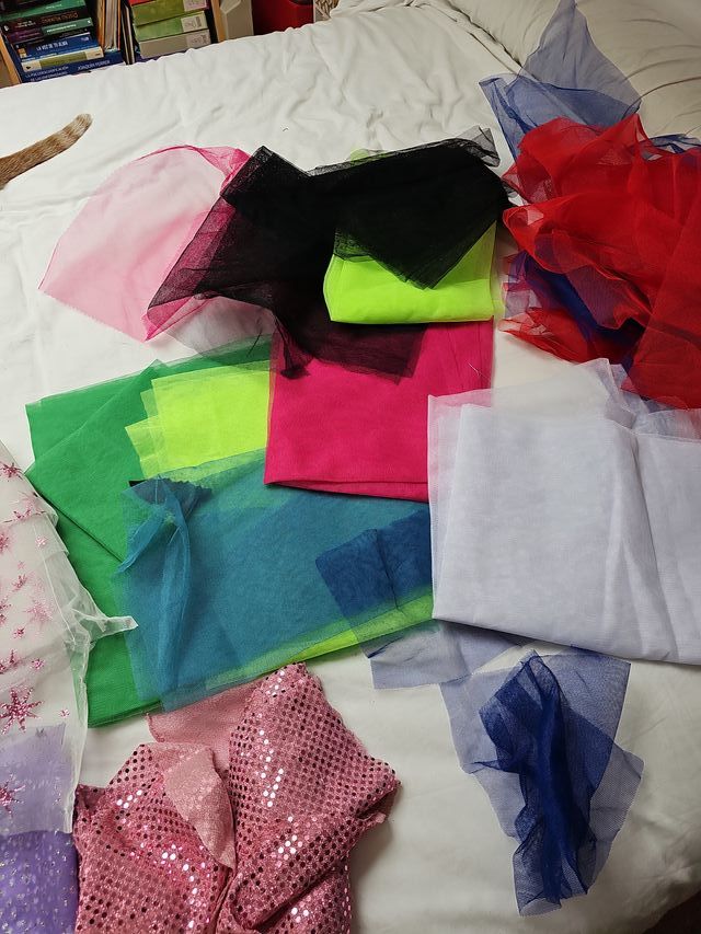 Retales de tela variados para Halloween