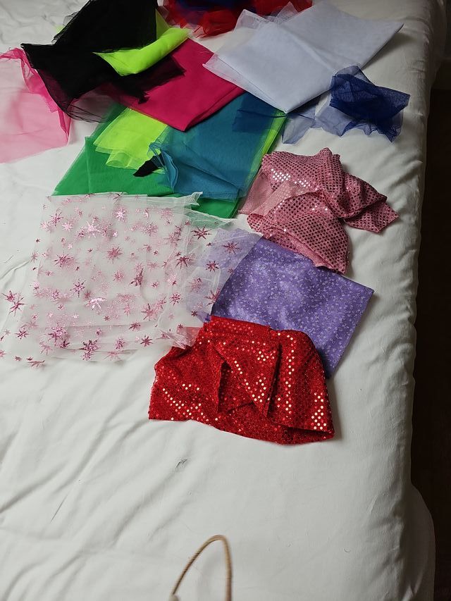 Retales de tela variados para Halloween