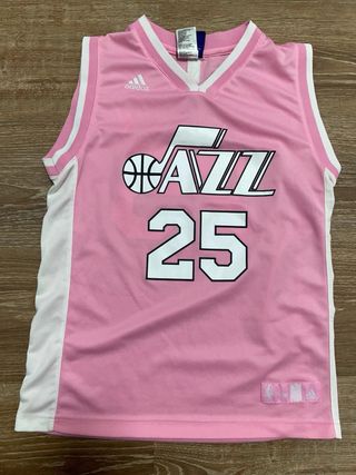 Camiseta Baloncesto Jazz Adidas Rosa Talla 25